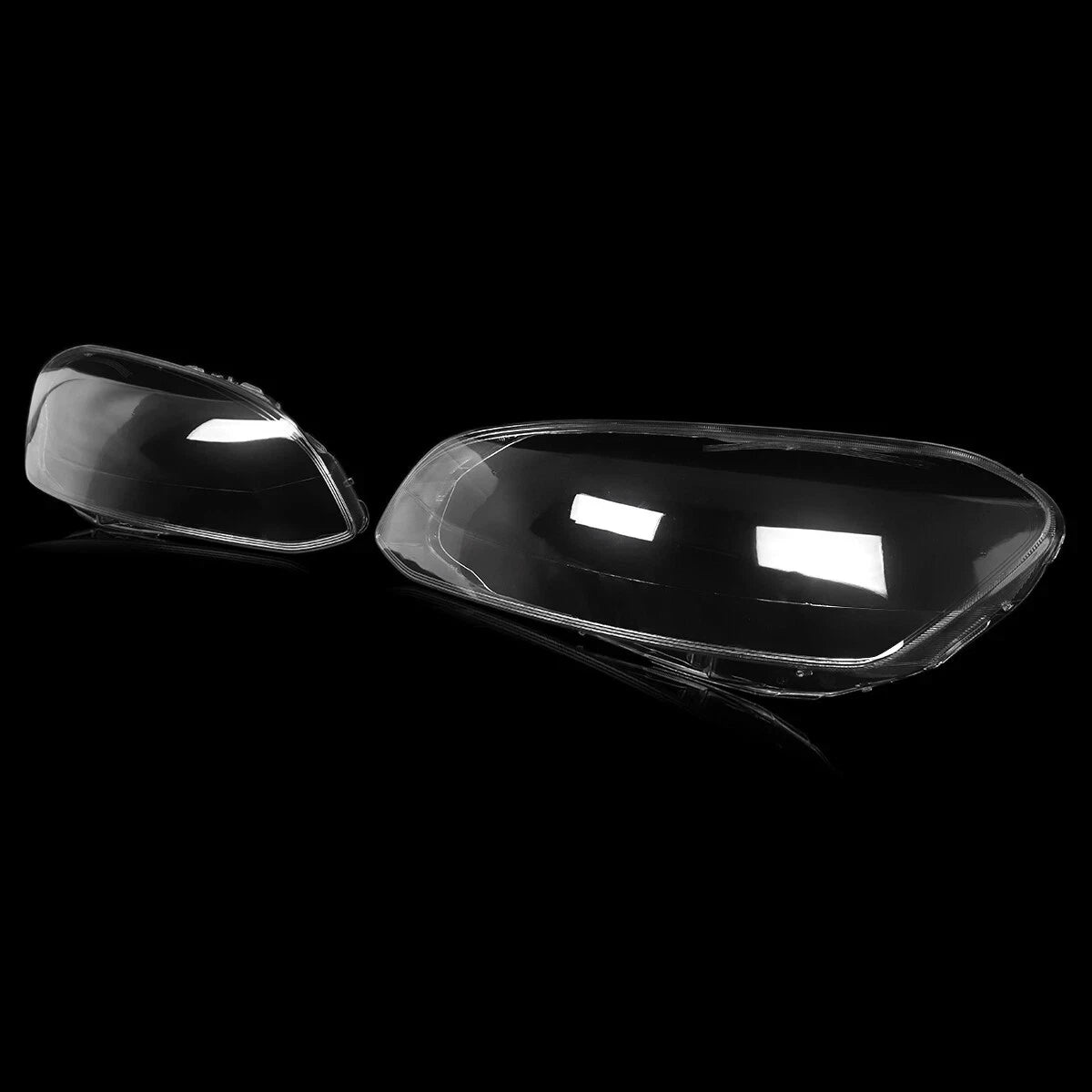 FOR VOLVO XC60 2013-17 LCI FRONT HEADLIGHT LAMP LENS COVER LEFT RIGHT SIDE PAIR