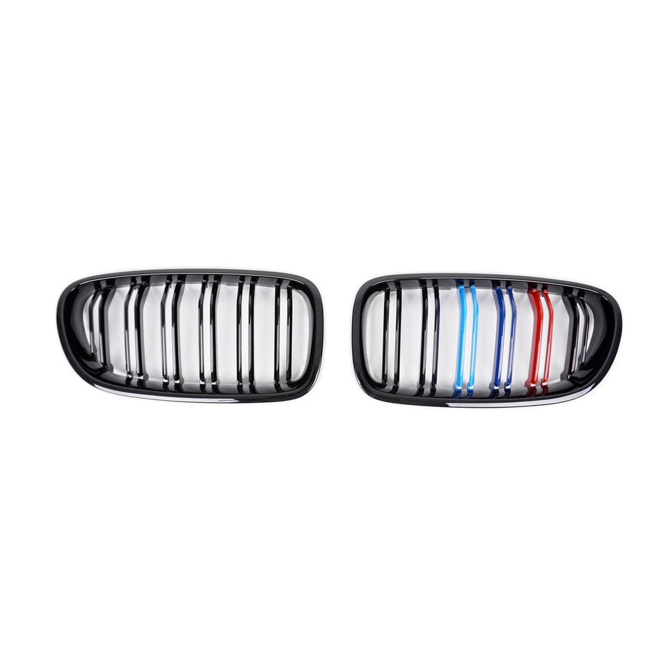 FOR BMW 5 SERIES F10 F11 FRONT M COLOR GLOSS M5 STYLE KIDNEY GRILLE GRILL 10-16