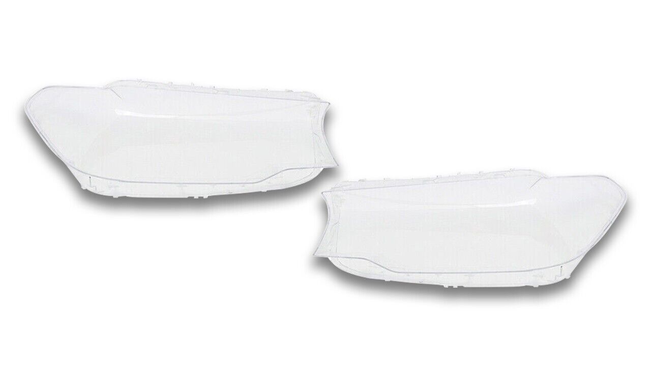 L+R HEADLIGHT LENS COVER HEADLAMP SHELL FOR BMW G30 G31 G38 5 SERIES 2016-2019