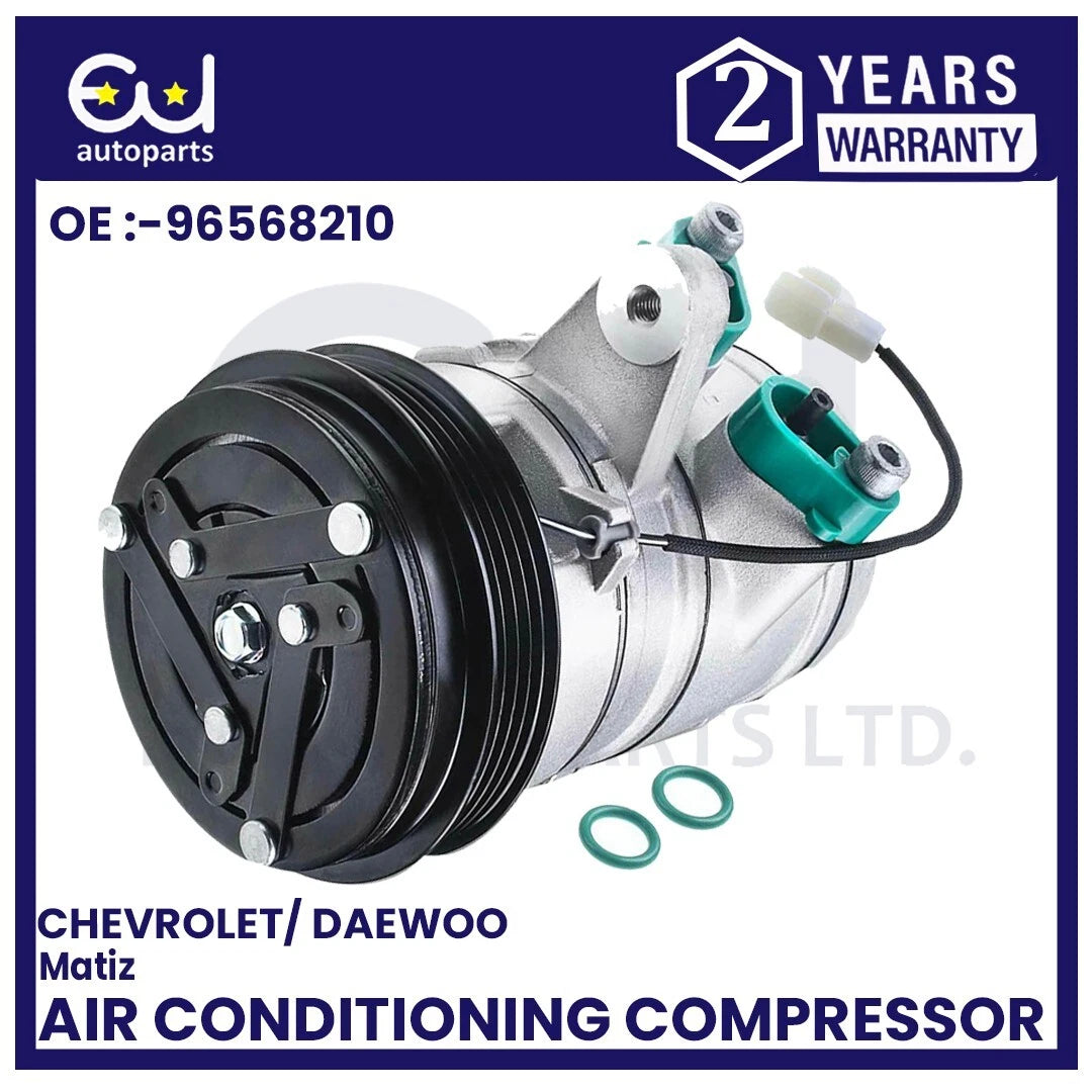 NEW AIR CONDITIONING AC COMPRESSOR FOR CHEVROLET DAEWOO MATIZ M100 M150 0.8 1.0