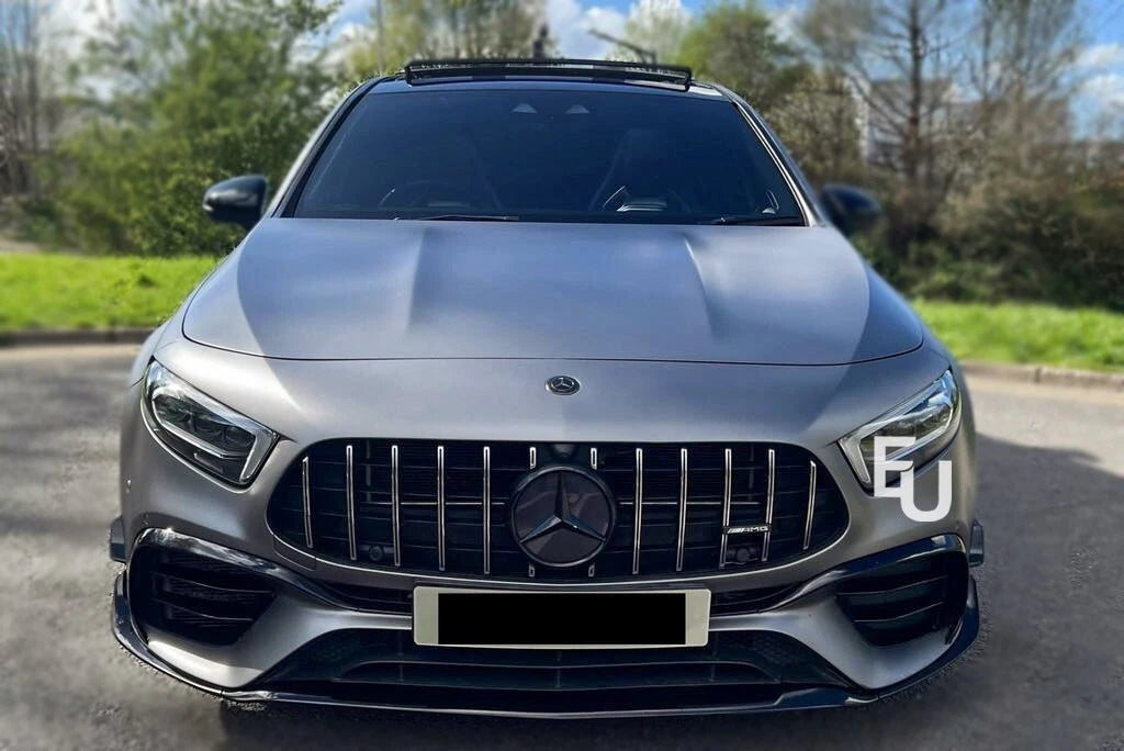 FOR MERCEDES A CLASS W177 A45 A45S AMG FRONT SPLITTER AERO KIT CANARD 2019+