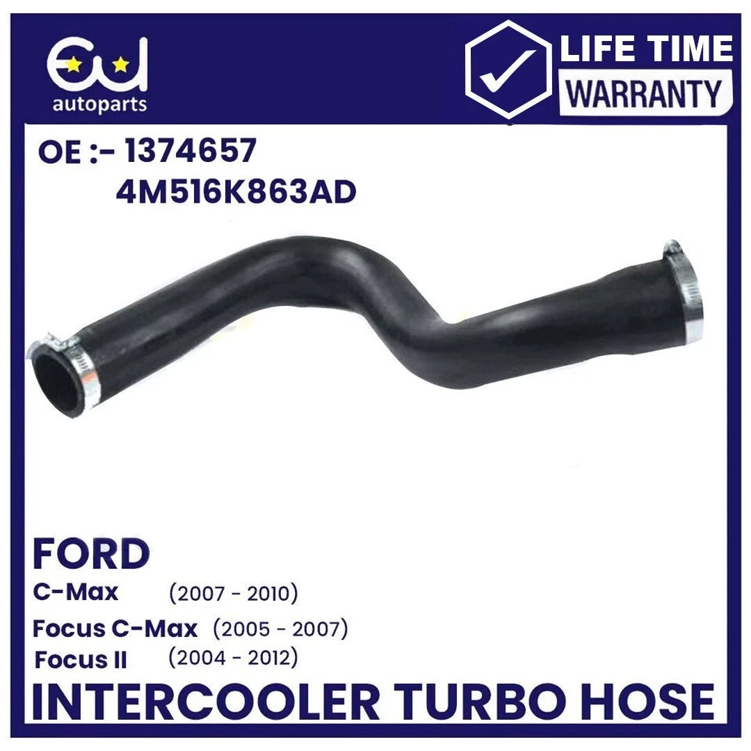 LOWER INTERCOOLER TURBO HOSE FOR FORD FOCUS MK2 & C-MAX 1.8TDCI 115BHP 1374657