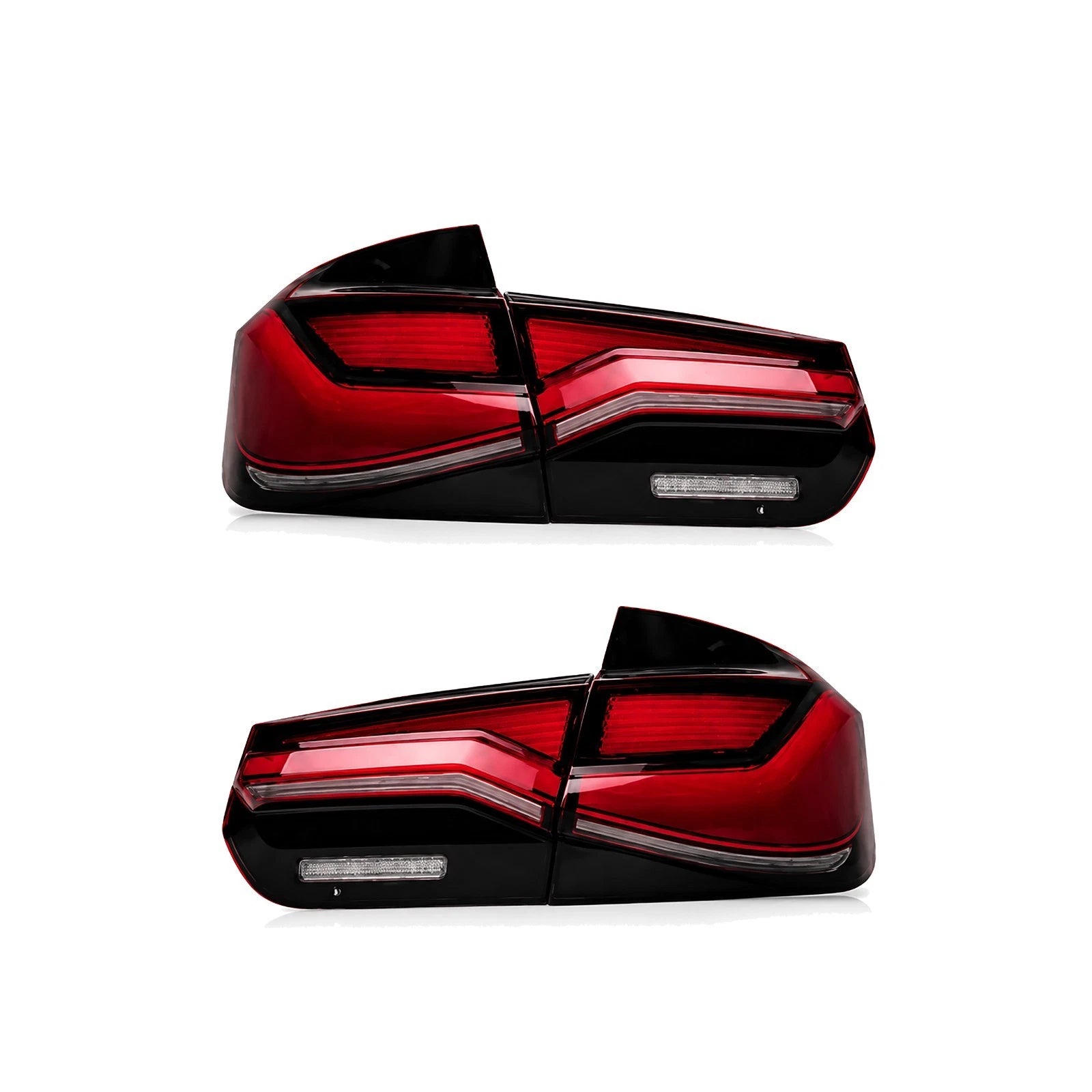 FOR BMW 3 SERIES F30 F80 SALOON RED SEQUENTIAL ANIMATION TAIL LIGHTS LAMP 2011+