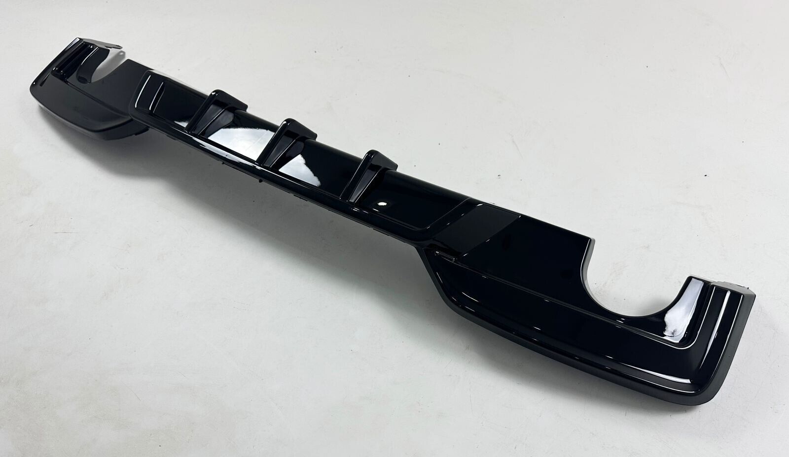 FOR BMW F06 F12 F13 M-SPORT REAR BUMPER DIFFUSER LIP SPOILER GLOSS BLK 2012-2018