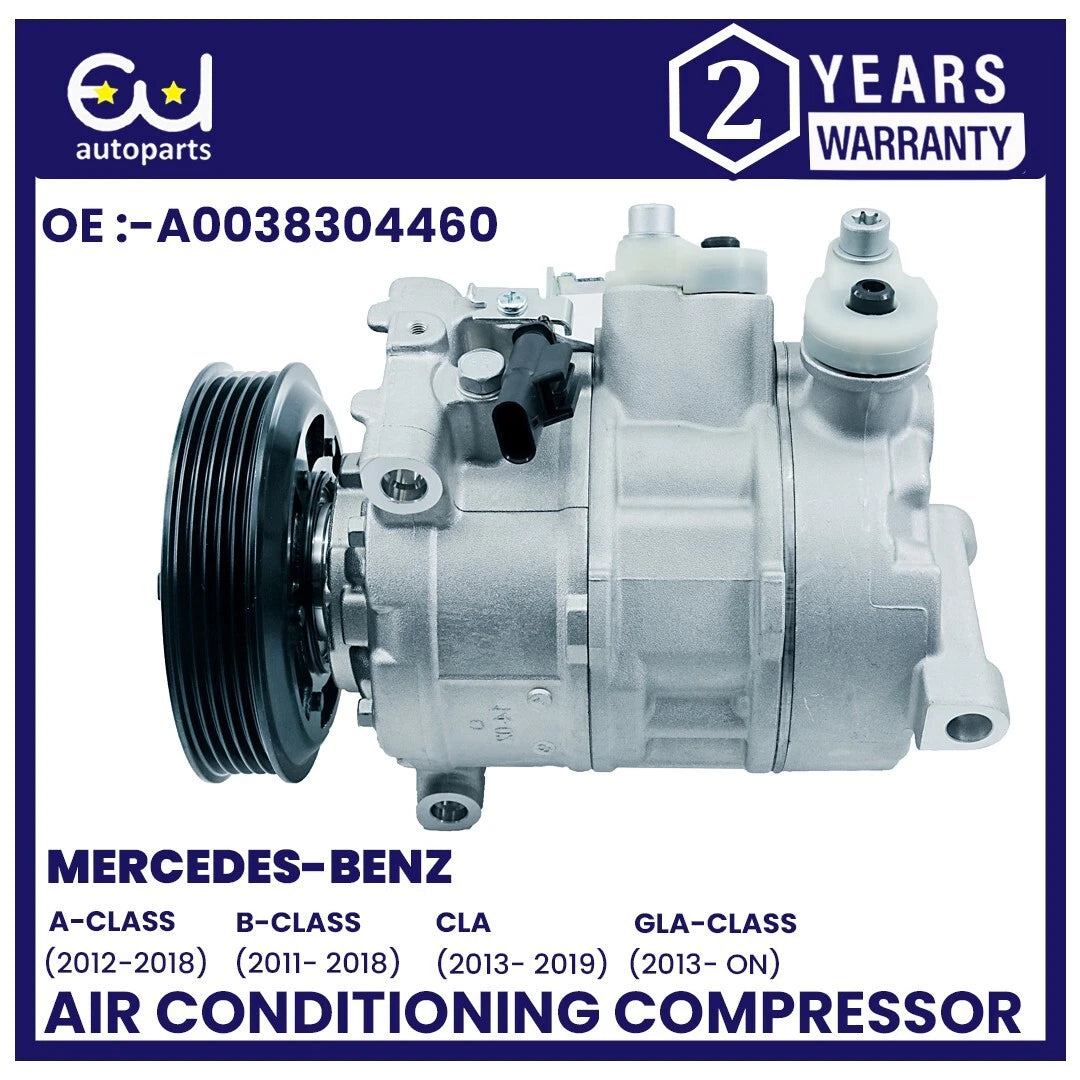 AIR CONDITIONING AC COMPRESSOR FOR MERCEDES-BENZ A B CLA GLA W176 W242 C117 X117