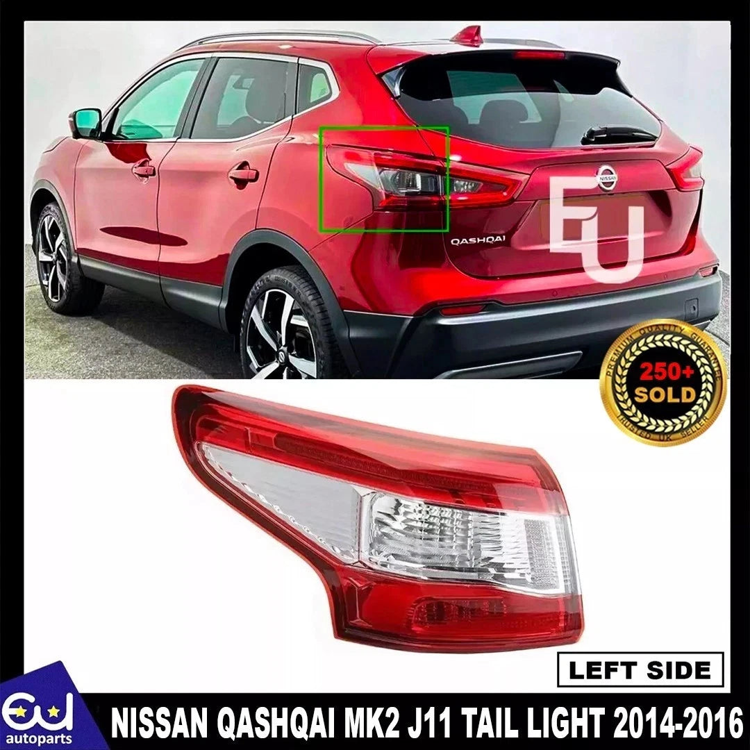 NEW Rear Tail Light Brake Lamp LEFT For Nissan Qashqai MK2 J11 2014-2016