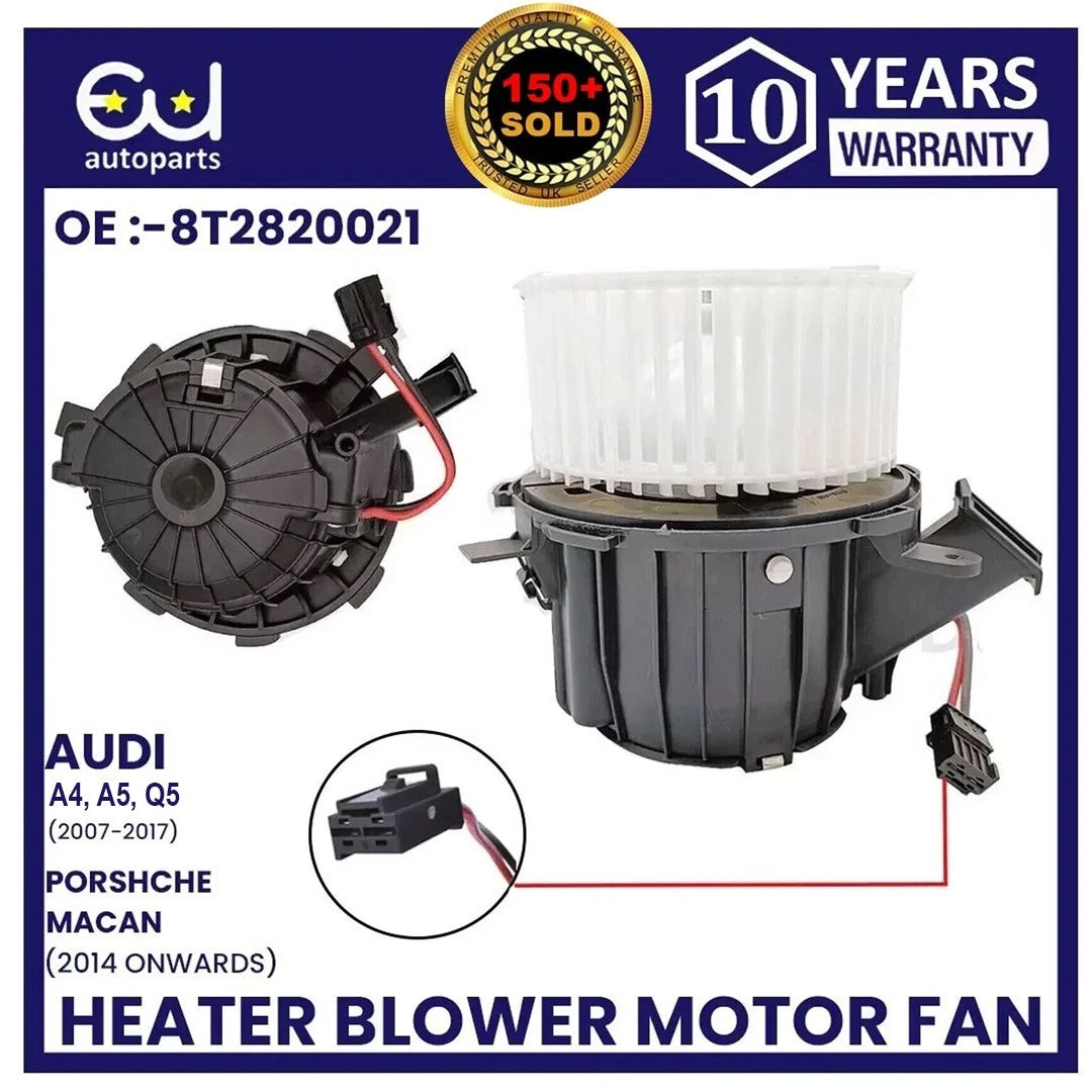 HEATER BLOWER MOTOR FAN FOR AUDI A4 ALLROAD A5 Q5 PORSCHE MACAN 14-ON 452967 RHD