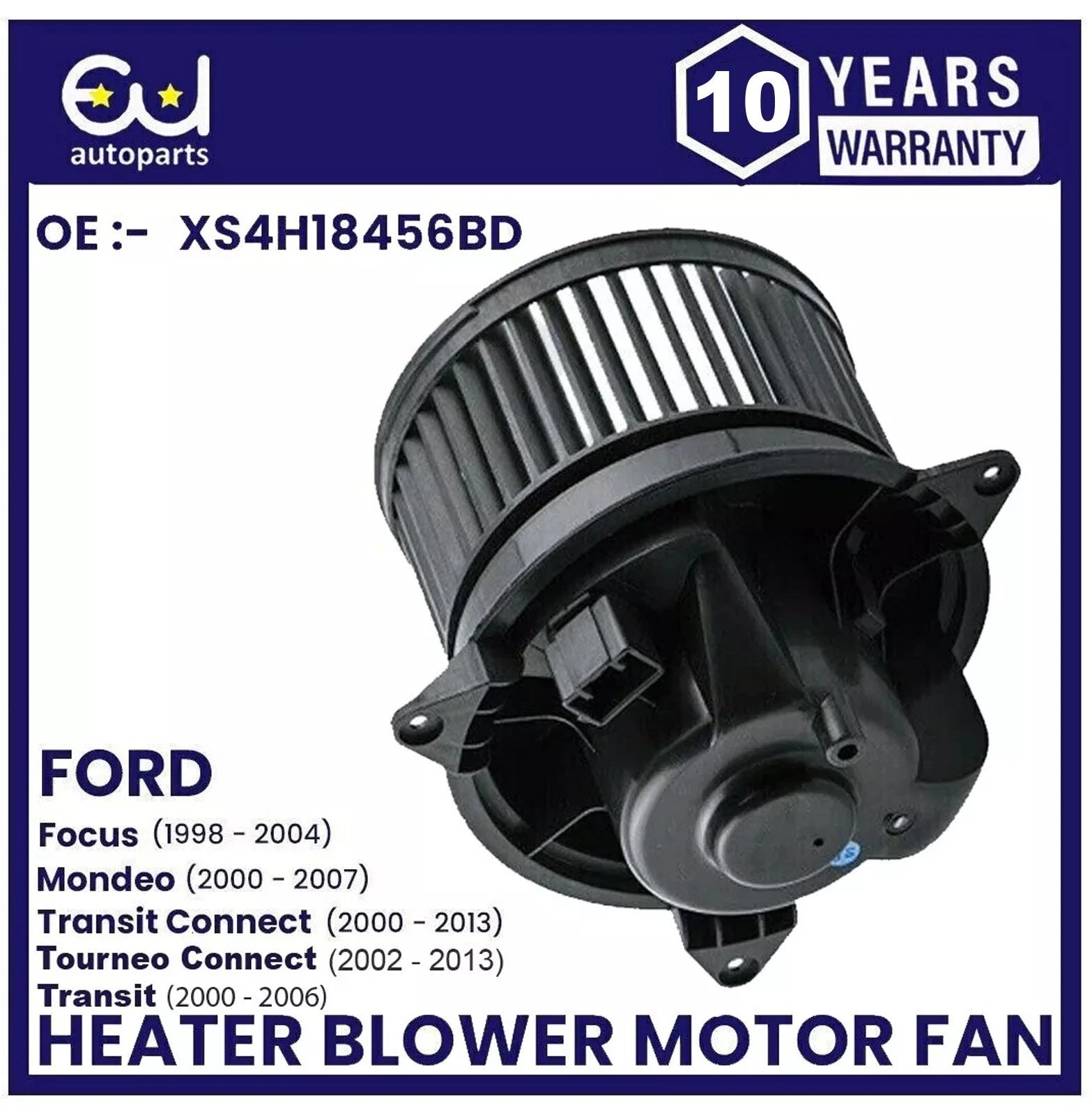 HEATER BLOWER MOTOR FAN FOR FORD TOURNEO TRANSIT CONNECT 1.8 DI 1.8 TDCI 1.8 16V