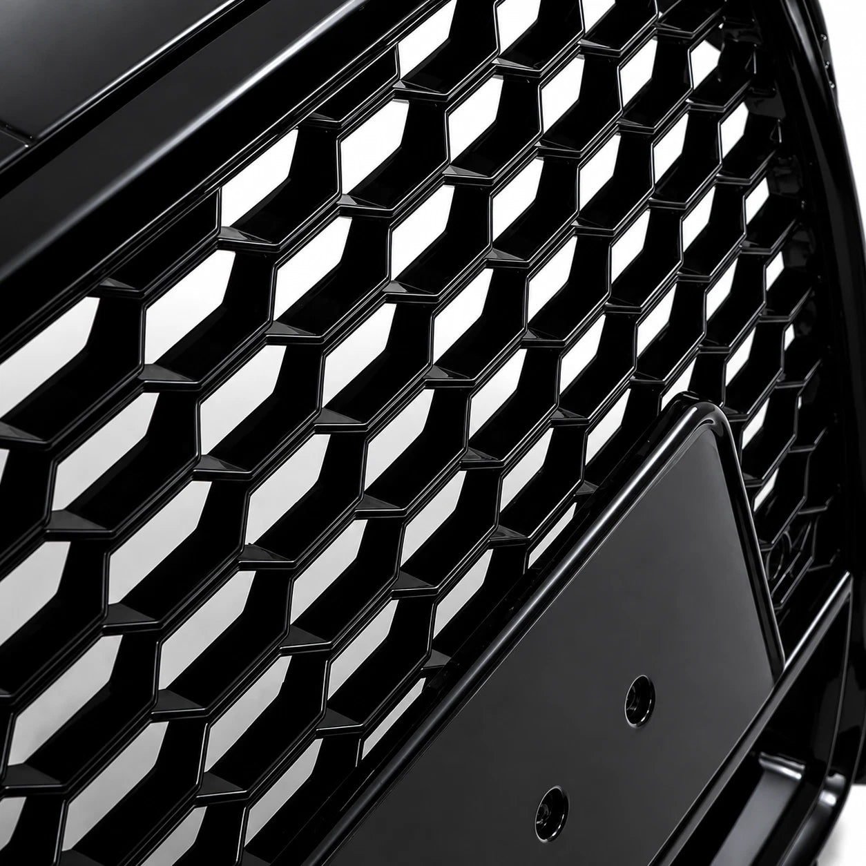 FOR AUDI A1 S1 8X FACELIFT 2015–2018 FRONT GRILLE RS1 STYLE GLOSS BLACK ABS