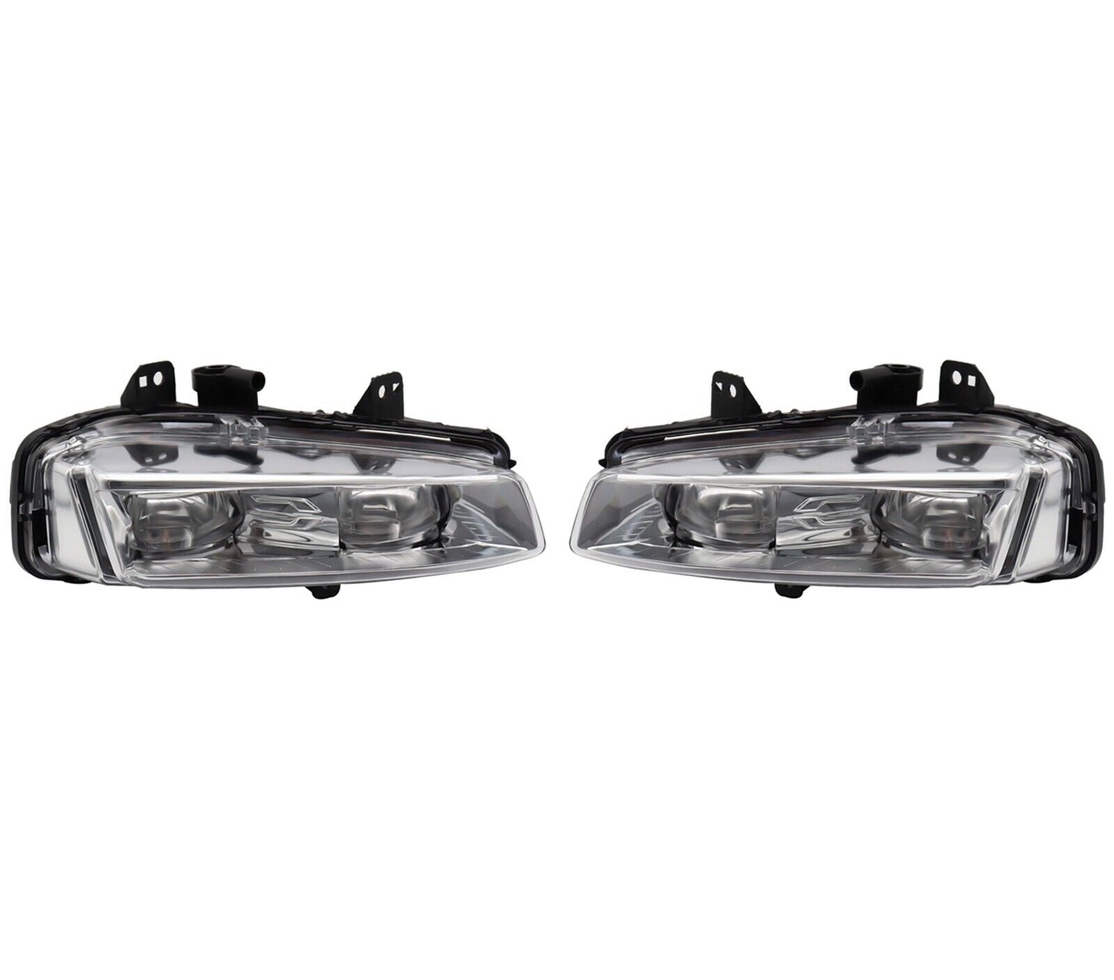 FOR RANGE ROVER EVOQUE L538 LEFT RIGHT PAIR LED FRONT FOG LIGHT LAMP BLACK 11-15