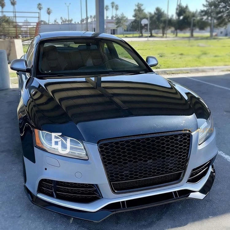 RS5 LOOK FRONT BUMPER BODYKIT SPLITTER FOR AUDI A5 S5 B8 COUPE SPORTBACK 2007-11