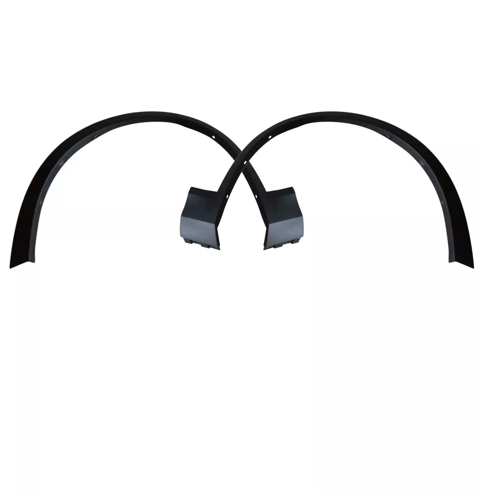 FOR BMW X3 F25 10-17 FRONT WHEEL ARCH TRIM EXTENSION BLACK LEFT RIGHT SIDE PAIR