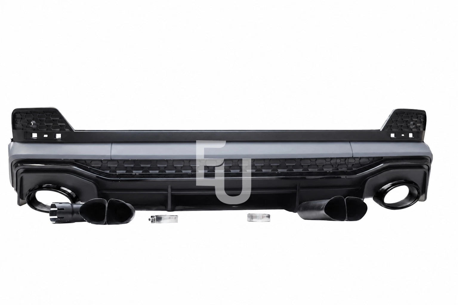 FOR AUDI Q3 F3 2.0 SPORTBACK S-LINE RSQ3 STYLE REAR DIFFUSER TAILPIPES 2019-2025