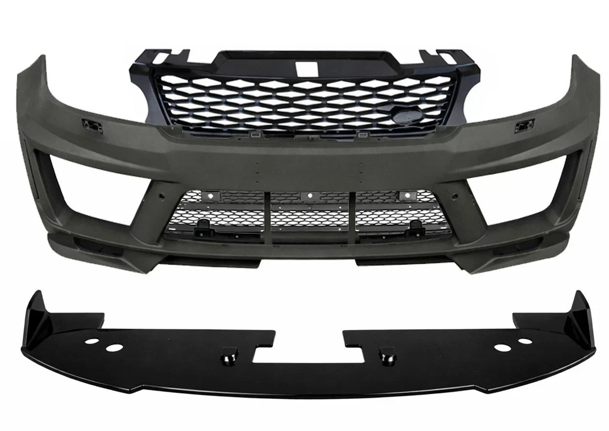 FOR RANGE ROVER SPORT L494 2013-2017 LM STYLE FRONT BUMPER BODY KIT SPLITTER