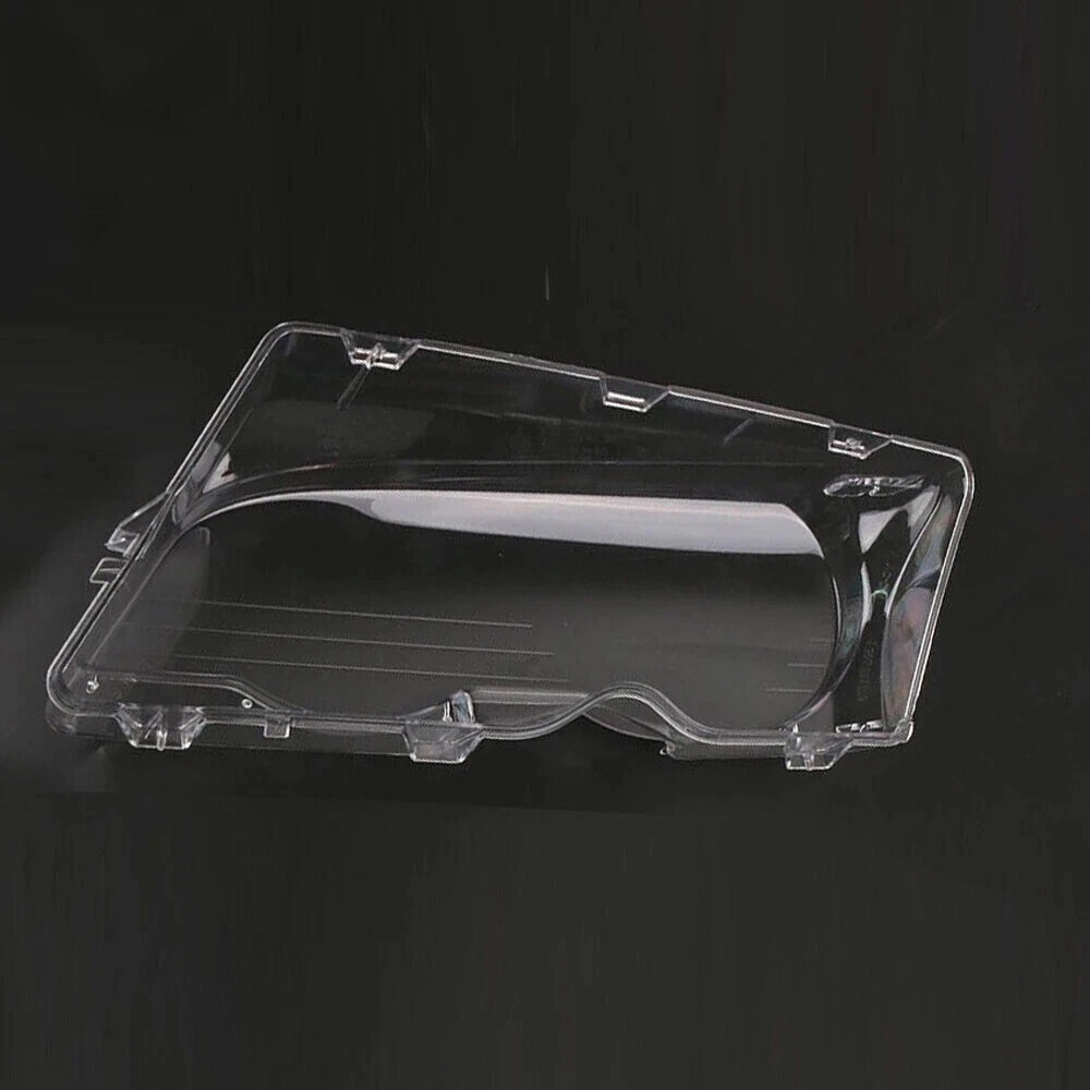 FOR BMW E46 3 SERIES LEFT RIGHT PAIR HEADLGHT HEADLAMP LENS CLEAR COVER 1999-01