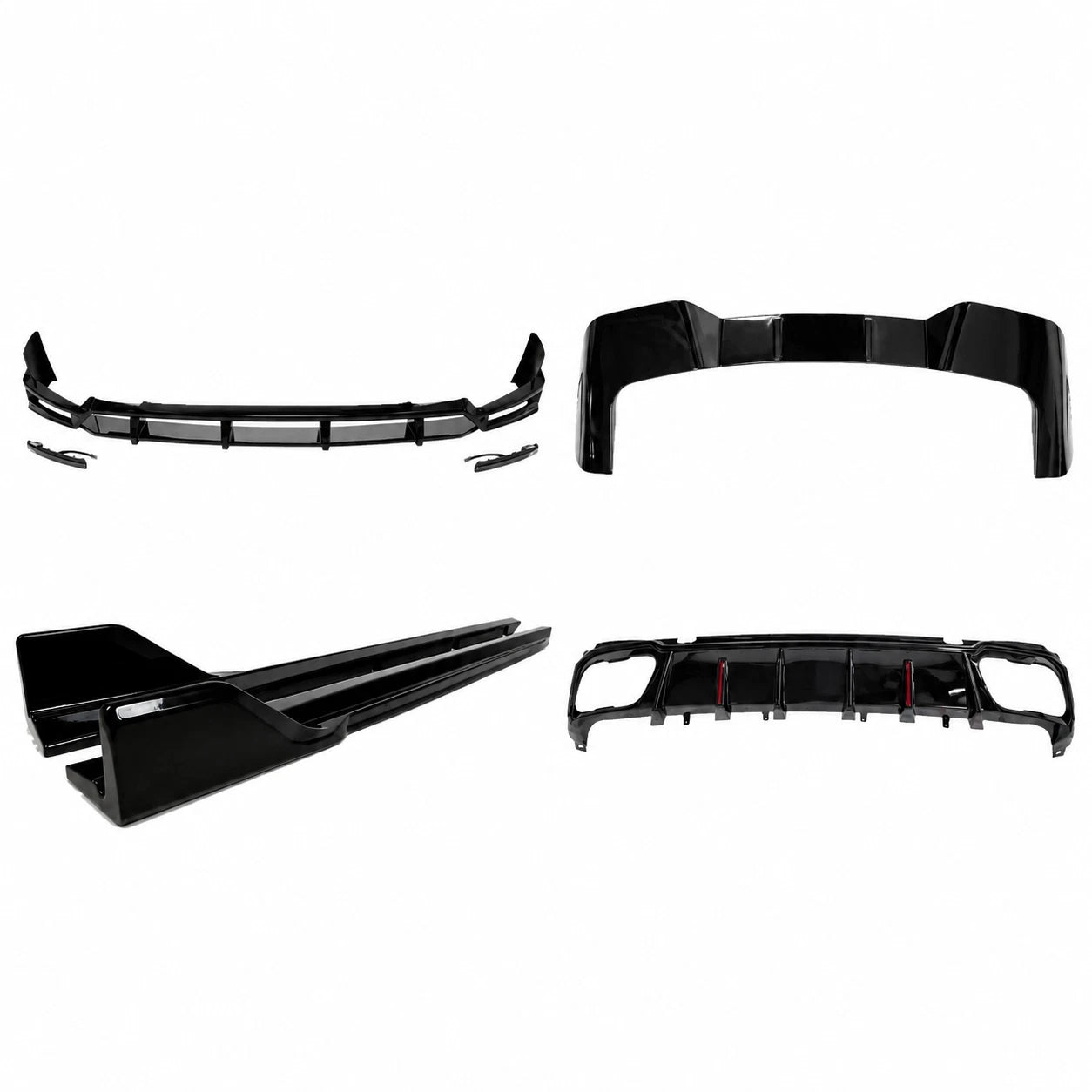 BLACK KNIGHT PERFORMANCE BODY KIT BODYKIT FRONT SPLITTER FOR BMW X5 G05 LCI 23+