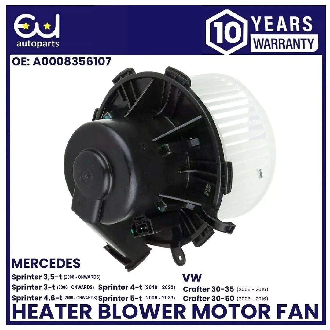 HEATER BLOWER MOTOR FAN FOR MERCEDES SPRINTER W906 906 VW CRAFTER 2006+ LHD/RHD