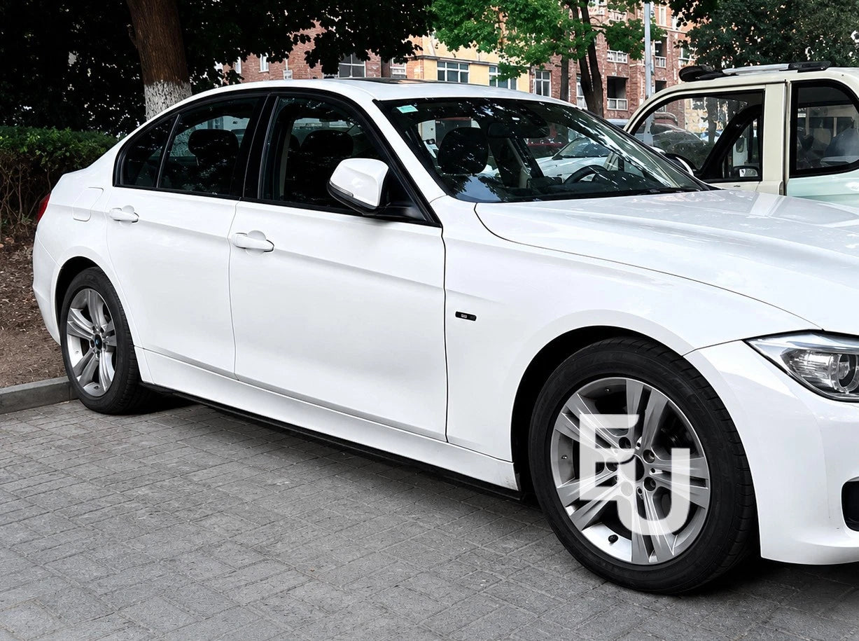 FOR BMW 3 SERIES F30 F31 STANDARD SIDE SKIRTS EXTENSION BLADE GLOSS BLACK 11-19