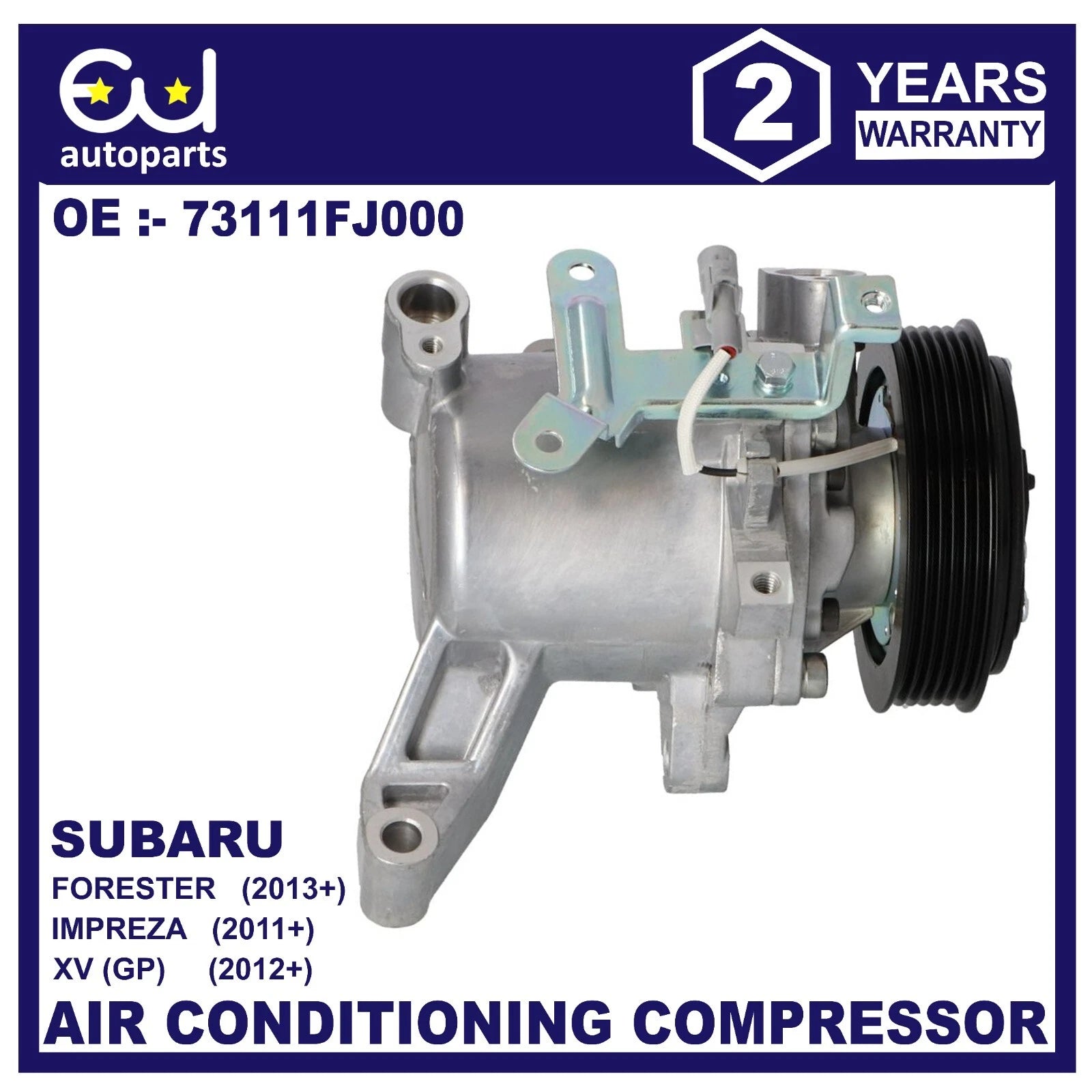 AIR CON COMPRESSOR AC FOR SUBARU FORESTER SJ IMPREZA GJ 1.6 2.0 2.5 73111FJ000