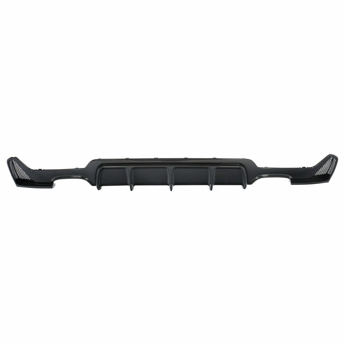 REAR BUMPER DIFFUSER CARBON LOOK FOR BMW F32 F33 F36 4-SERIES 435I M SPORT 13-20
