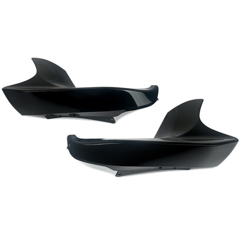 FOR BMW 5 SERIES F90 M5 PERFORMANCE FRONT CORNER SPLITTERS X2 GLOSS BLACK 17 ON