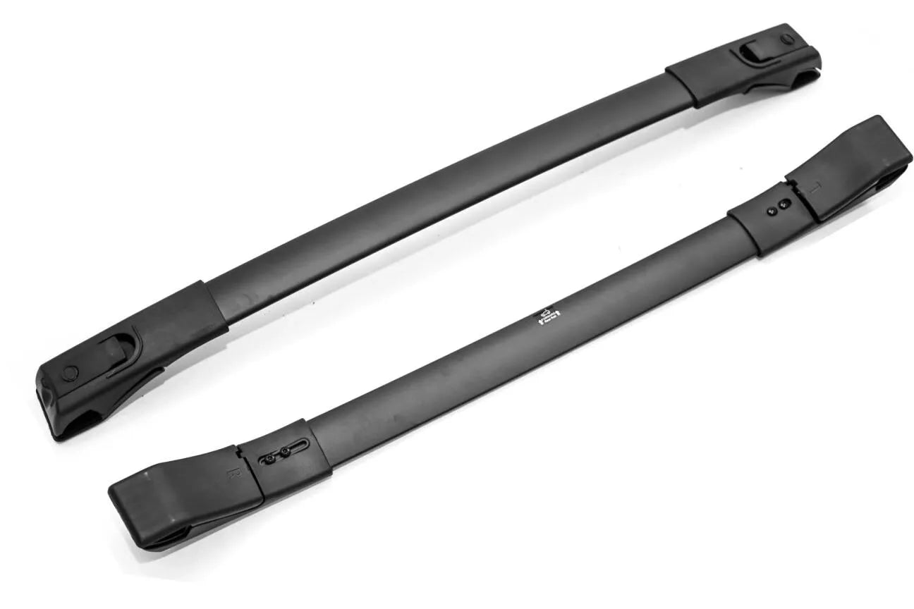 FOR TOYOTA RAV4 MK4 ALUMINIUM BLACK ROOF RAILS RACK CROSS BARS SET 2012-2019