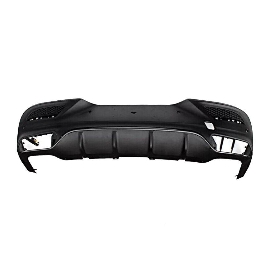 FOR MERCEDES GLE COUPE C292 AMG GLE63 STYLE REAR DIFFUSER VALANCE TAILPIPE BLACK