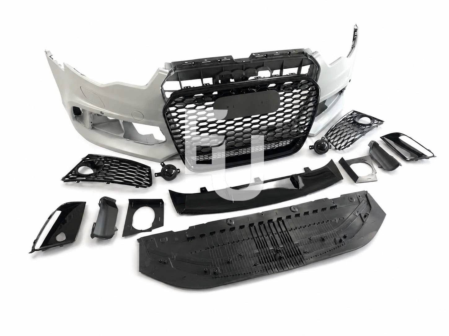 RS6 LOOK FRONT BUMPER CONVERSION BODYKIT W/SPLITTER FOR AUDI A6 S6 C7 2011-2014