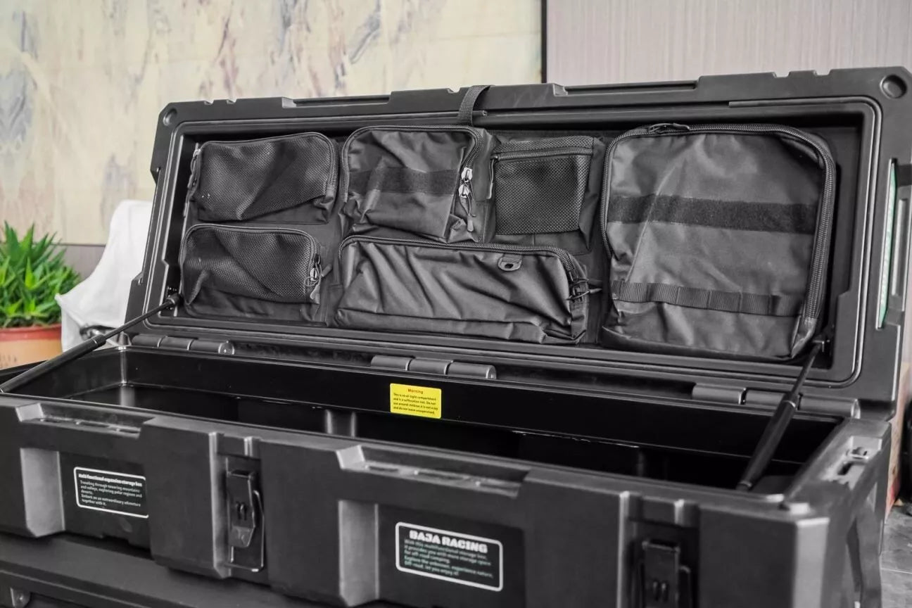 Roof rack tool box hotsell