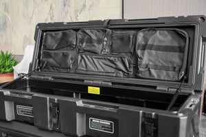 90 LITRE TOOL STORAGE CARGO CANVAS BAGS BOX ROOF RAILS RACK PLATFORM