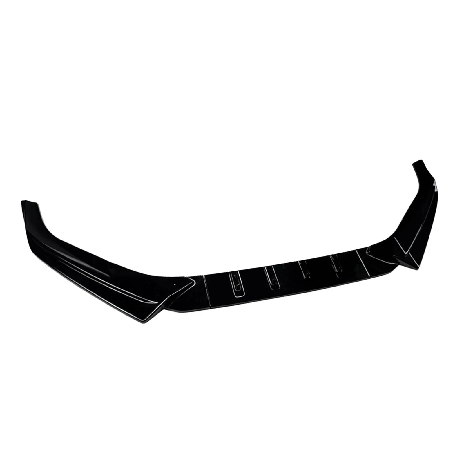 FOR VW SCIROCCO MK3.5 R FRONT LOWER SPOILER LIP SPLITTER KIT GLOSS BLACK 2015-17