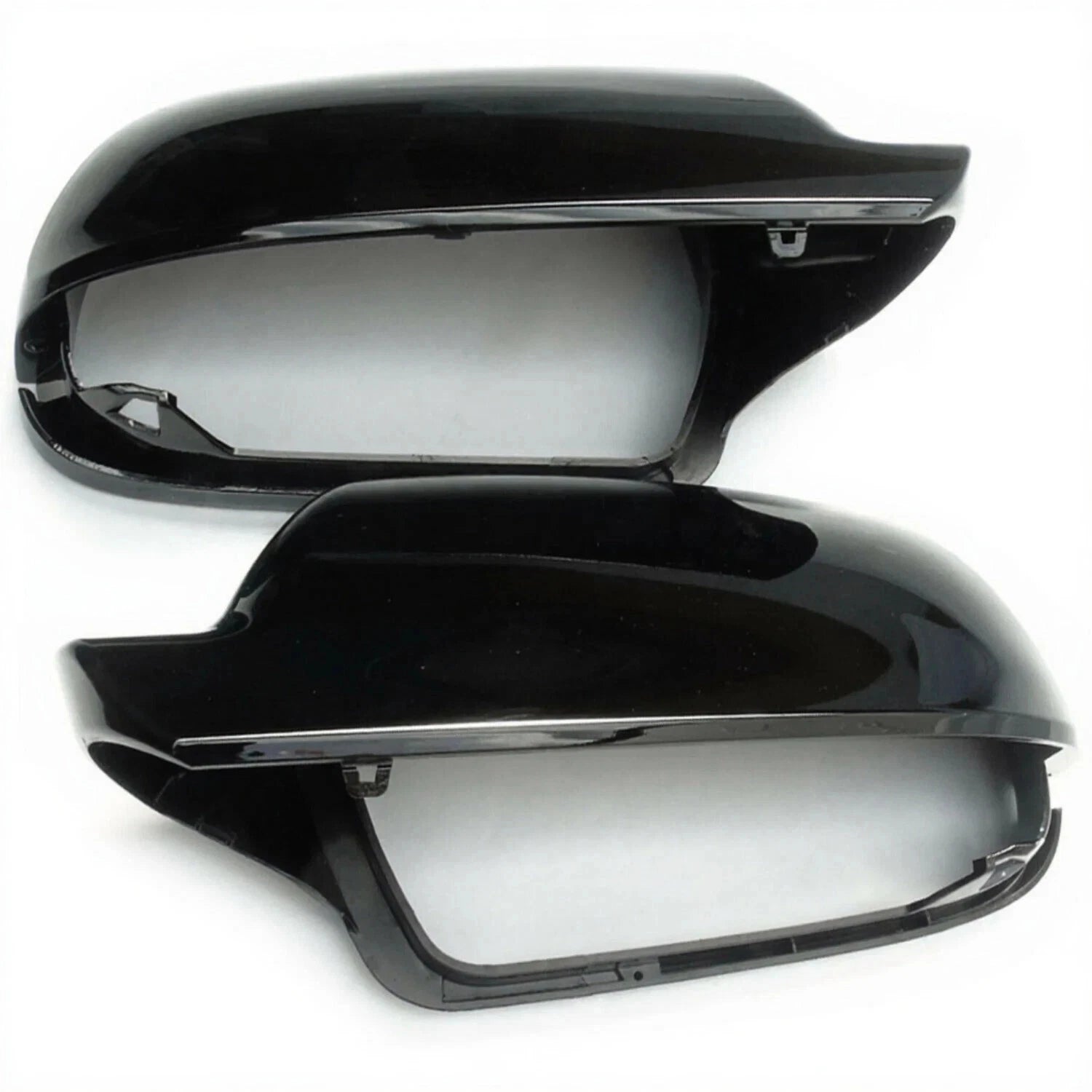 FOR AUDI A3 A4 A5 GLOSS BLACK EDITION SIDE DOOR WING MIRROR COVERS CAPS CASING