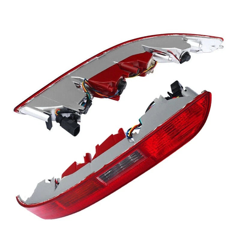 PAIR REAR BUMPER REFLECTOR TAIL LIGHT BRAKE FOG LAMPS FOR AUDI Q5 8R 2008-2017