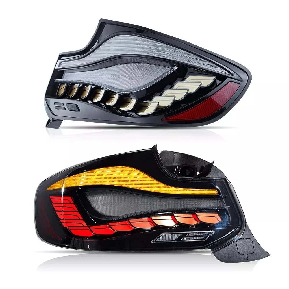SMOKED OLED TAIL LIGHTS LAMP FOR BMW 2 SERIES 14-20 F22 F23 F87 M2 W/ANIMATION