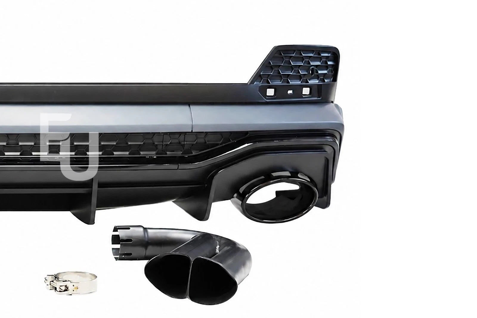 FOR AUDI Q3 F3 2.0 SPORTBACK S-LINE RSQ3 STYLE REAR DIFFUSER TAILPIPES 2019-2025