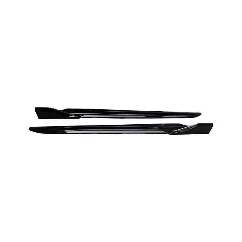 FOR BMW X5 G05 M SPORT GLOSS BLACK SIDE SKIRTS EXTENSION BLADES FACELIFT 18-23