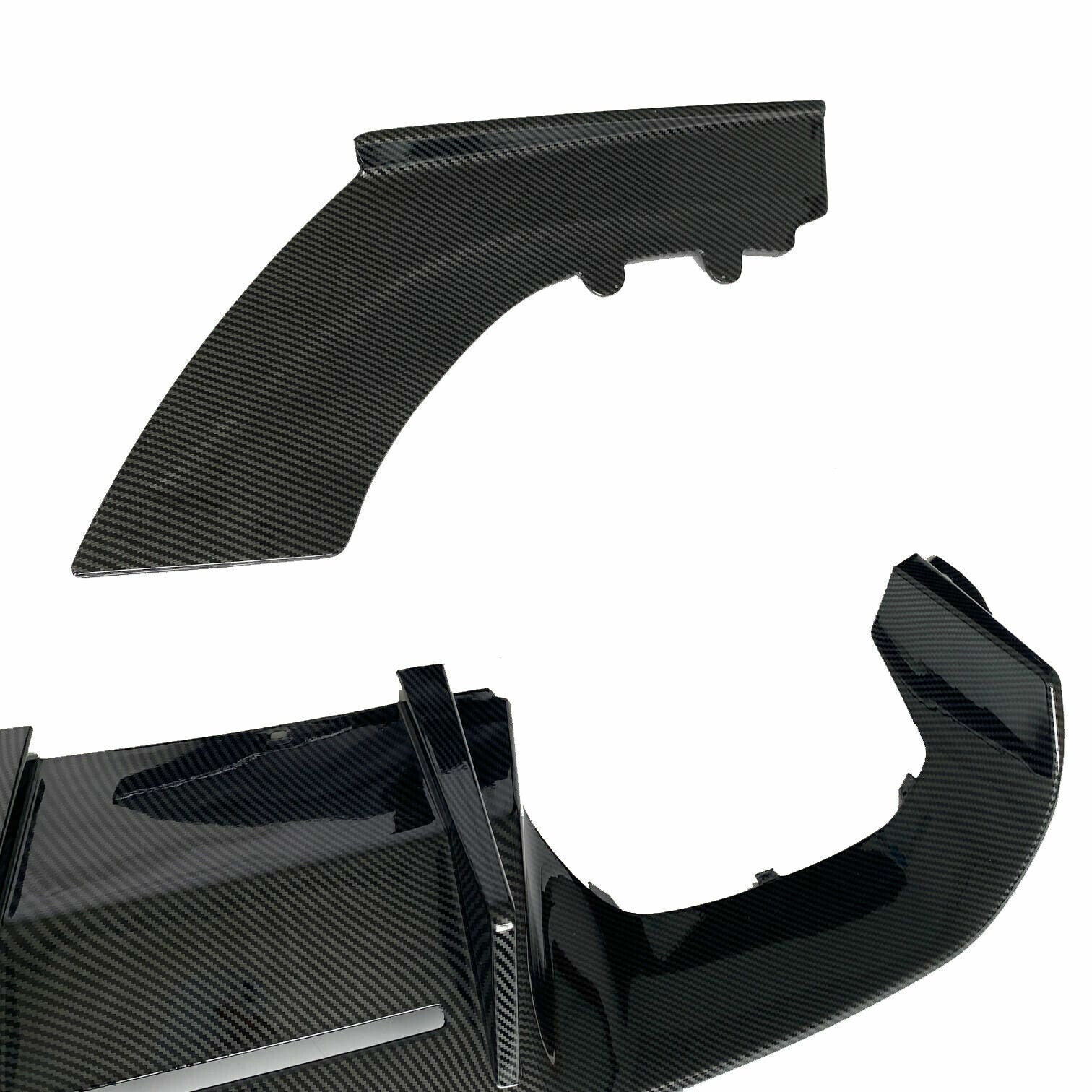 FOR BMW 2 SERIES F87 M2 REAR DIFFUSER  BUMPER VALANCE MTC STYLE CARBON LOOK 15+