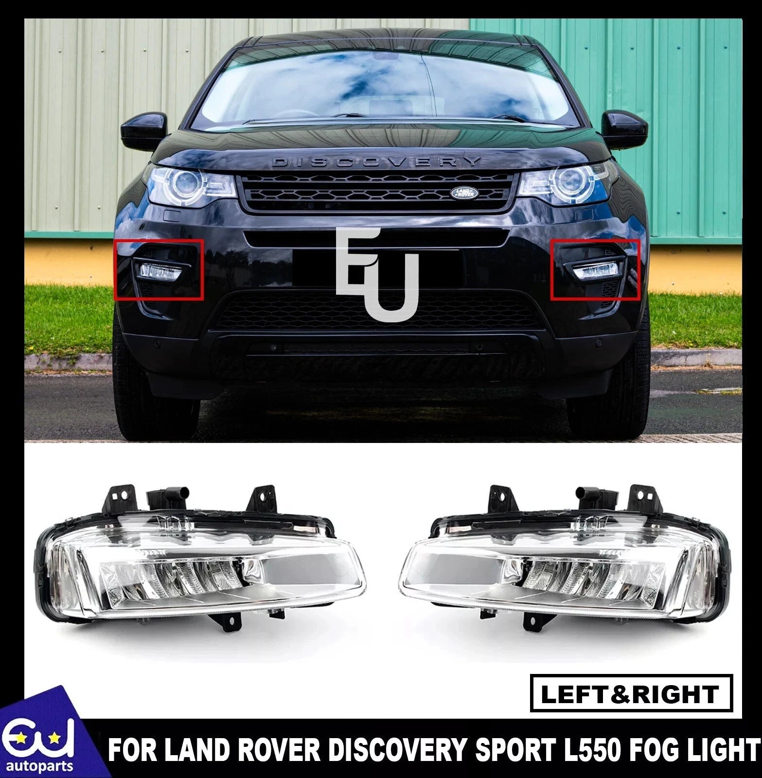 FOR LAND ROVER DISCOVERY SPORT L550 14-19 FRONT RIGHT LEFT BUMPER FOG LIGHT LAMP