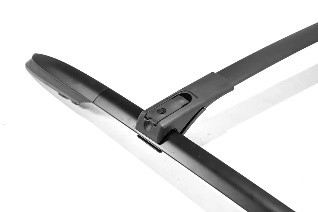 FOR TOYOTA RAV4 MK4 ALUMINIUM BLACK ROOF RAILS RACK CROSS BARS SET 2012-2019
