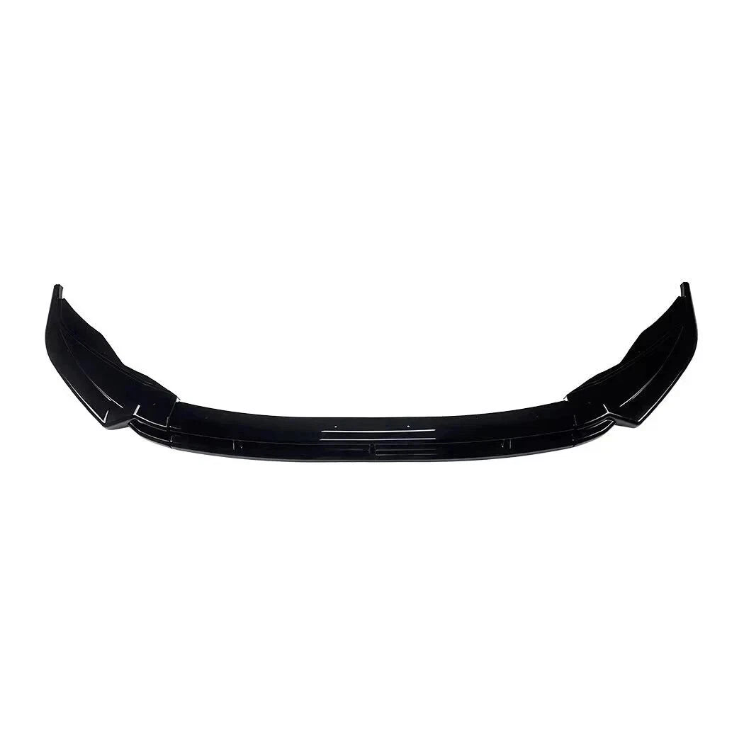 FOR VW TIGUAN R LINE MK2 PRE-FACELIFT FRONT SPLITTER SPOILER LIP KIT GLOSS BLACK