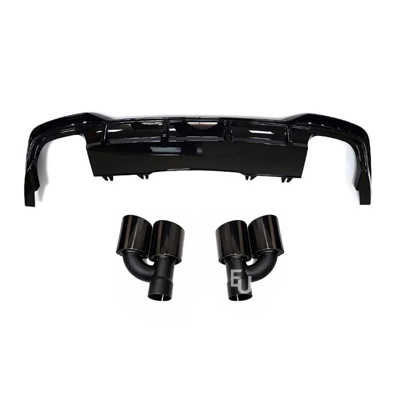 FOR AUDI A5 S5 B9.5 F5 S-LINE FACELIFT REAR BUMPER DIFFUSER TAILPIPES 2020-2024