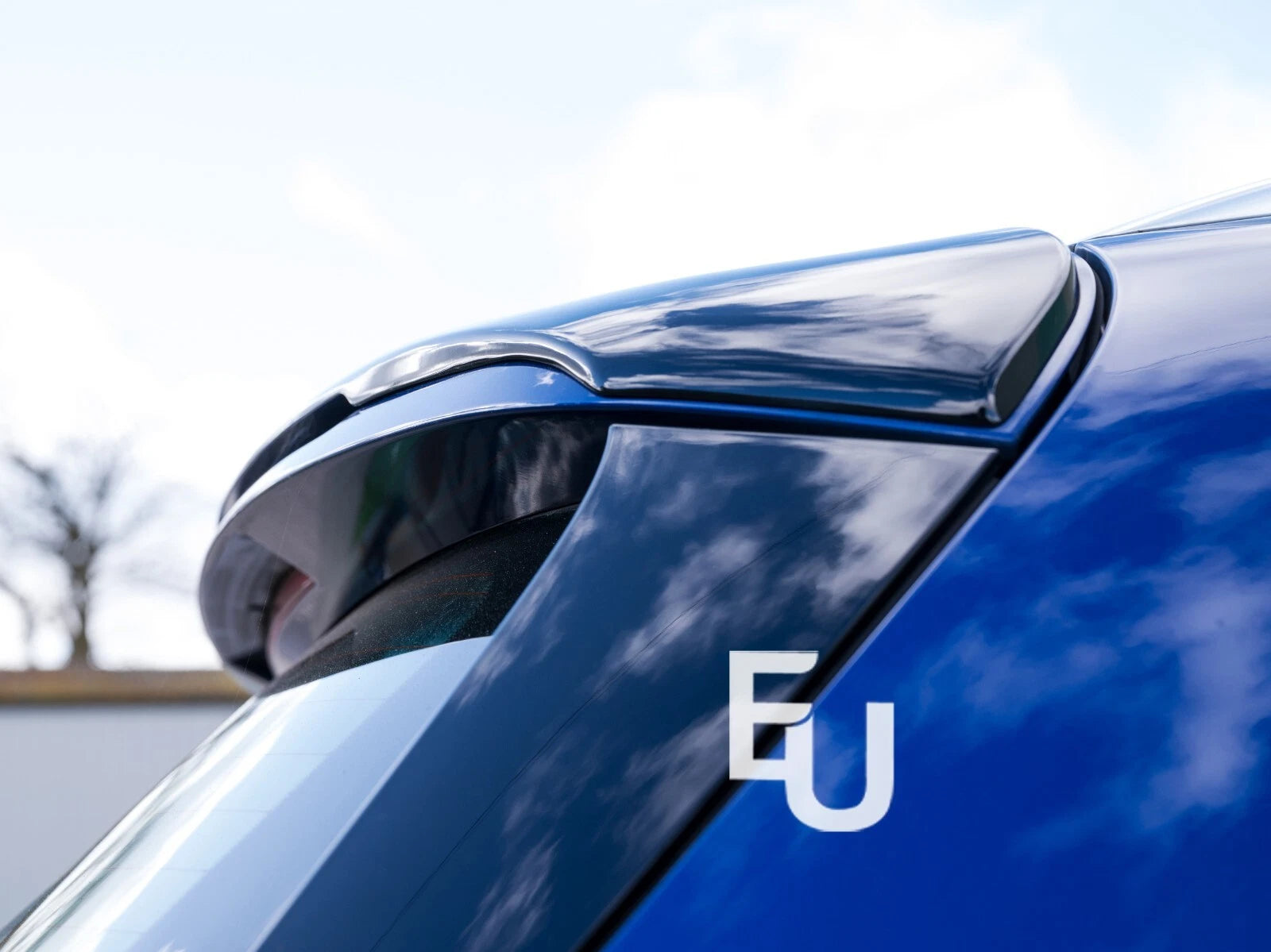 REAR ROOF SPOILER LIP WING FOR MERCEDES C CLASS S205 ESTATE 15-21 GLOSS BLACK