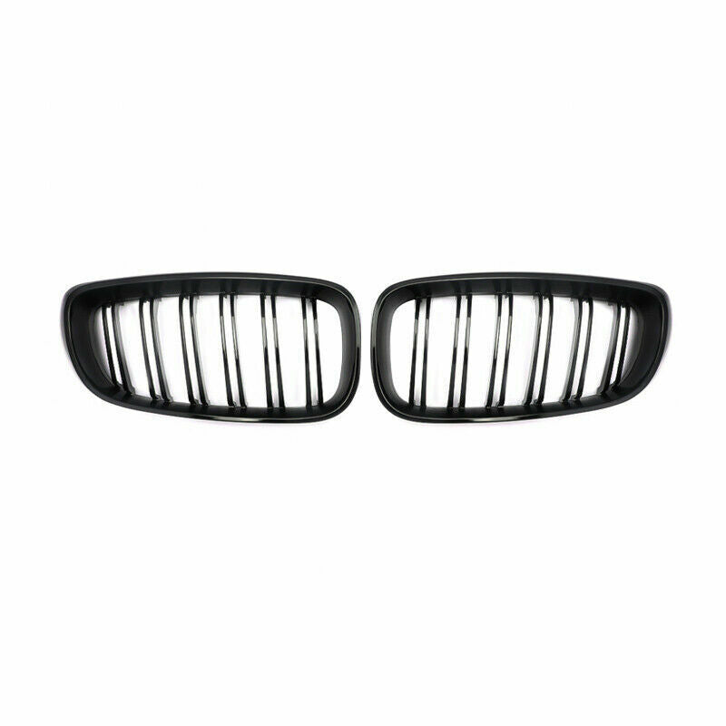 FOR BMW F34 3 SERIES GT GRAN TURISMO GLOSS BLACK FRONT KIDNEY TWIN GRILL GRILLE