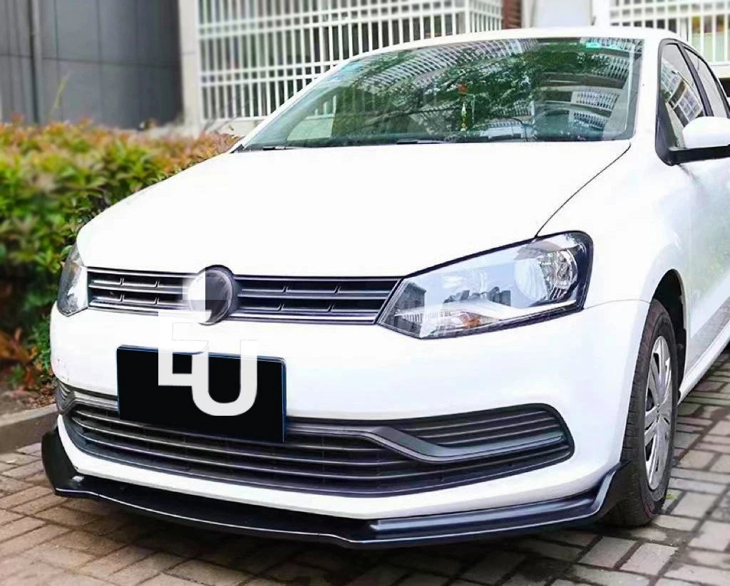 FOR VW VOLKSWAGEN POLO MK5 6R 6C GTI R FRONT SPLITTER SPOILER LIP BODY KIT 09-17