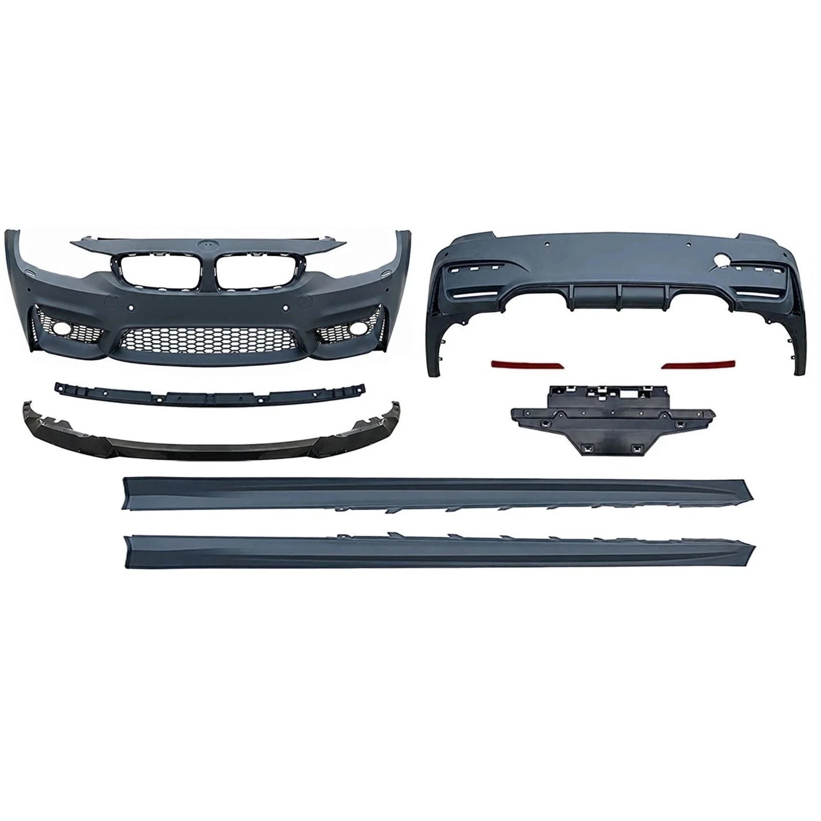 F80 M3C FRONT REAR BUMPER CONVERSION FULL BODYKIT FOR BMW 3 SERIES F30 2011+