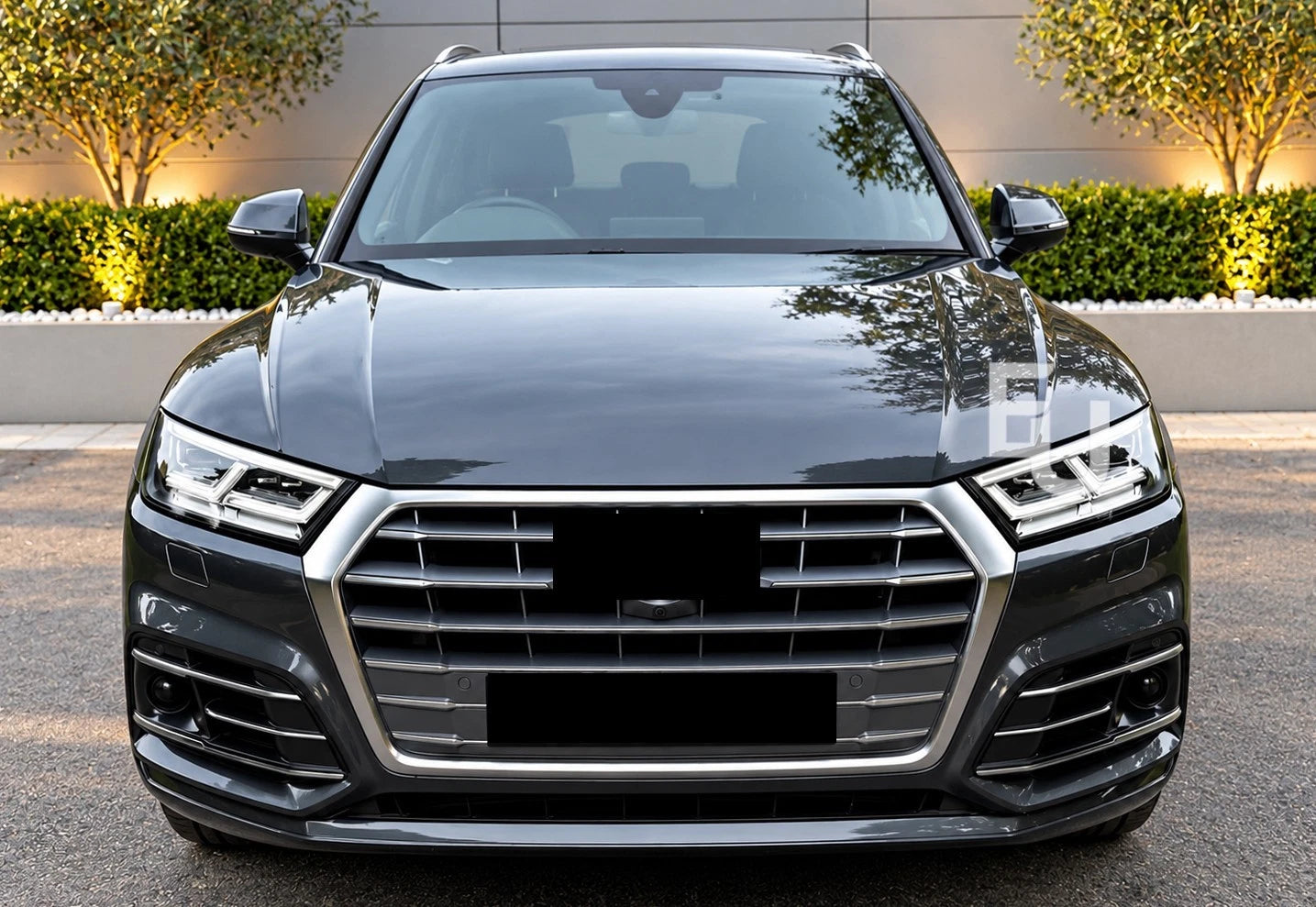 RH RIGHT FRONT BUMPER PRIMED FOR AUDI Q5 SQ5 FY S-LINE 2017-2020 WITH WASHER PDC
