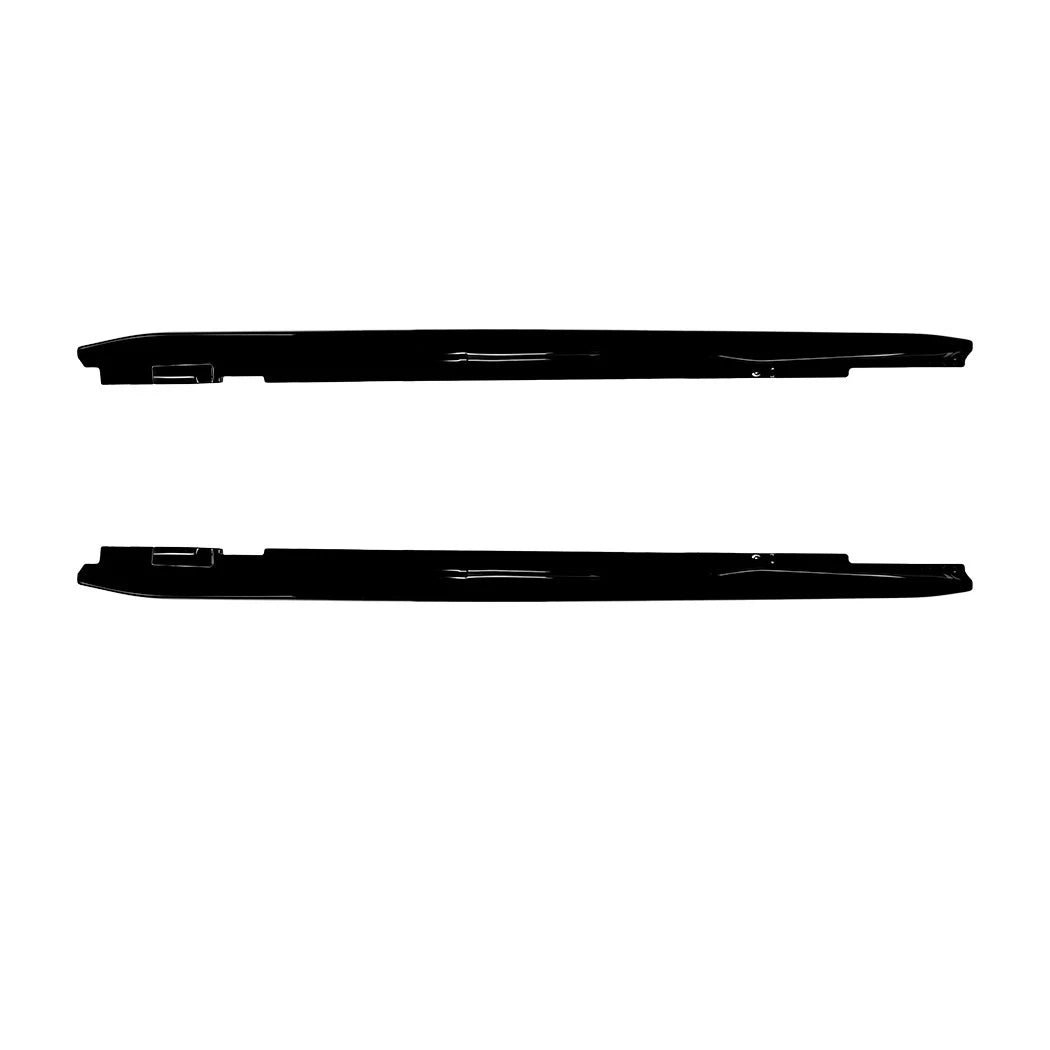 FOR AUDI A5 S LINE S5 8T COUPE SIDE SKIRT EXTENSION LIP GLOSS BLACK 2007-2017