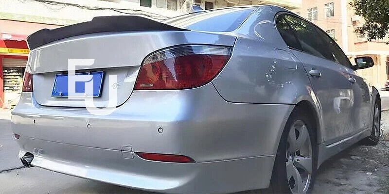 FOR BMW 5 SERIES E60 2003-2010 PSM STYLE REAR SPOILER TRUNK WING LIP GLOSS BLACK