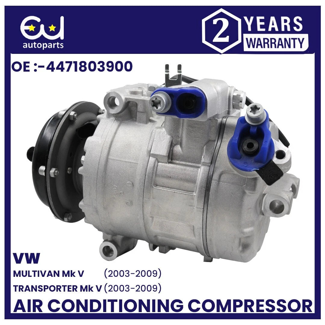 AIR CON A/C COMPRESSOR PUMP FOR VW TRANSPORTER MULTIVAN T5 TOUAREG 2.5 TDI