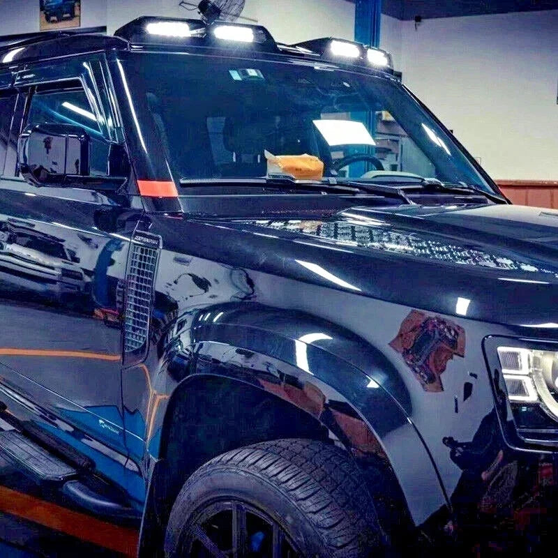 FOR LAND ROVER DEFENDER 90 110 130 L663 2020+ TOP ROOF LED LIGHT BAR UPGRADE KIT